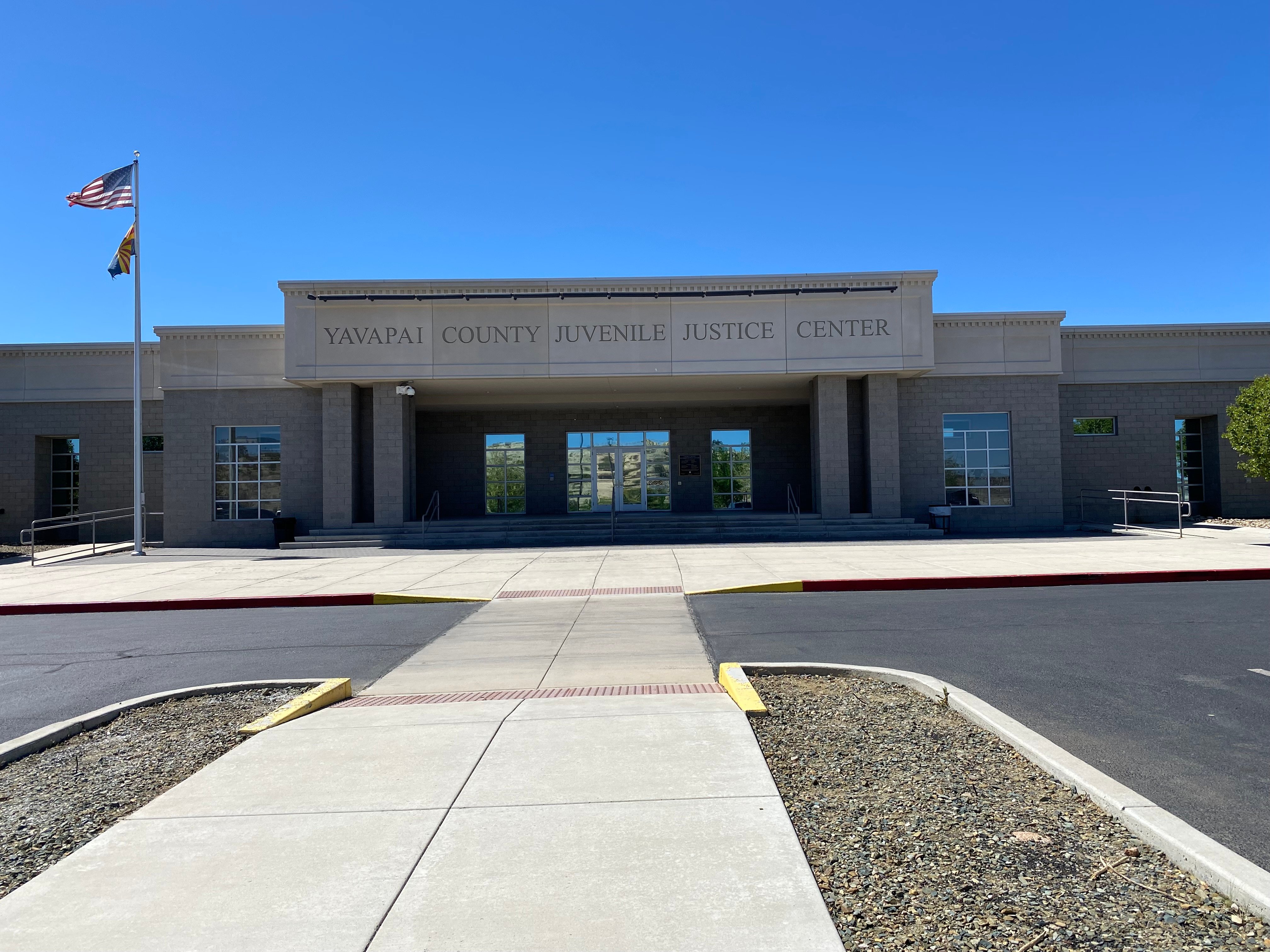 Entrance to Yavapai County Detention Center